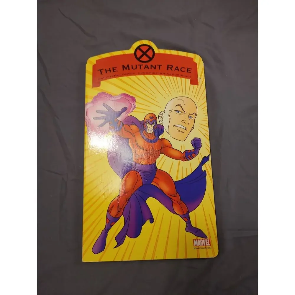 Vintage 2002 Follow the Leader Board Book Marvel Kids Die-Cut